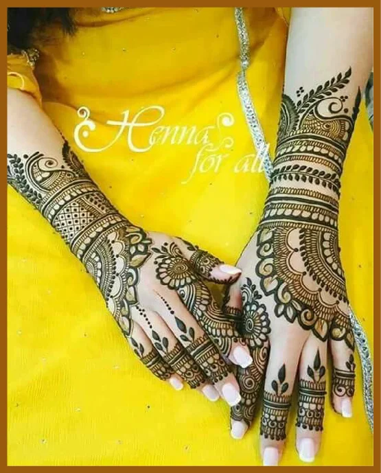 Stylish Back Hand Trail Design With Fine Strokes Stylish Back Hand Mehndi Design